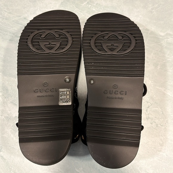 Gucci Dad Style Sandal w/ Crystals Size 8.5 - Picture 11 of 13